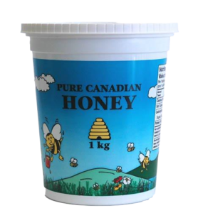 Generic jar of Canadian creamed honey