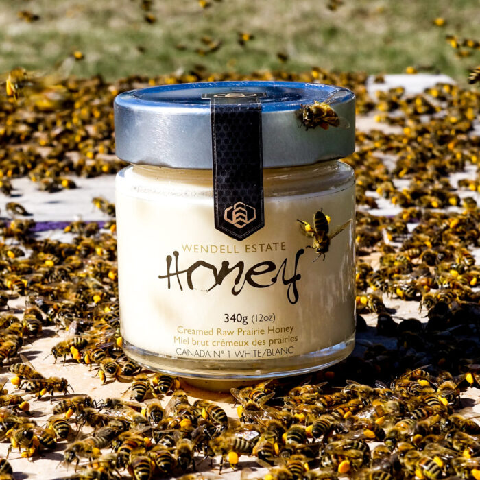 Raw honey from our bees to your table