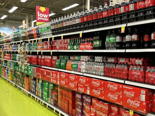 Long aisles full of sugary drinks go hand in hand with the growing problem of type 2 diabetes. Photo: Jeremy Wendell