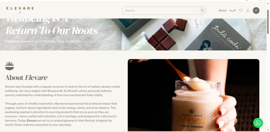 Wendell Estate Honey's newest retail market is an online luxury food market in Qatar.
