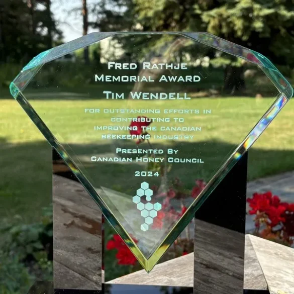 Rathje The Fred Rathje Award for outstanding contributions to Canadian beekeeping is given out every year by the Canadian Honey Council.